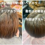 ＃アレルギーのないヘアカラー　＃マット系カラー　＃クリアカラー　＃着色は化粧品染料