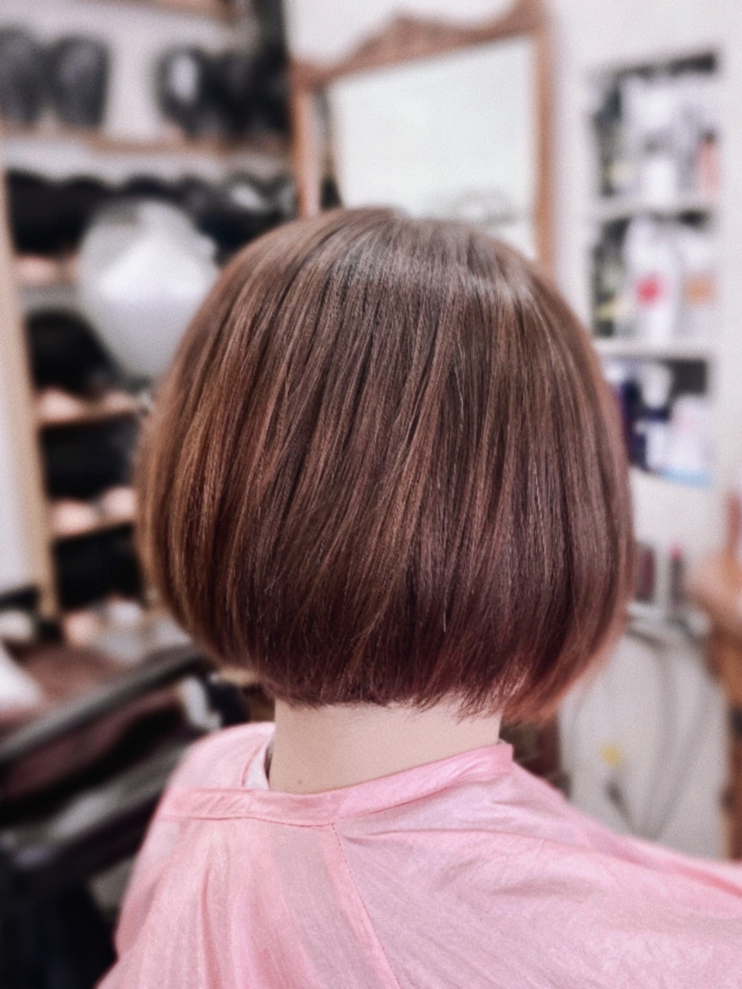 ＃柔らかな縮毛矯正　＃丸みのあるボブ　＃アレルギーのないヘアカラー　＃ノーブロー　＃ブローレス