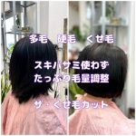 ＃ハサミ１本　＃くせ毛　＃多毛　＃硬毛　＃剛毛を柔らかく見せる　＃ボブ　＃くせ毛カット