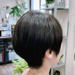＃軟毛　＃ボリュームが出にくい　＃くせ毛　＃くせ毛カット　＃ショートカット　＃後頭部の丸み